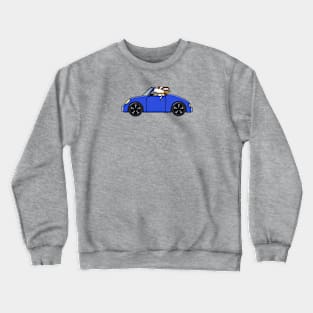 Doggie in roadster Crewneck Sweatshirt